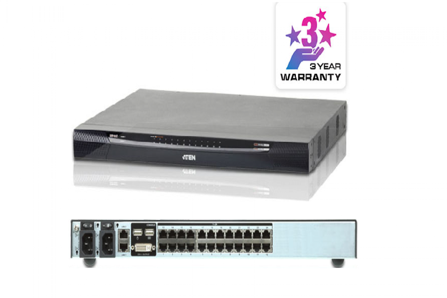 KN4124VA) 1-Local /4-Remote Access 24-Port Cat 5 KVM over IP Switch with  Virtual Media – PT. GIGANTIKA PRATAMA PRIMA – Sole Distributor IT   Industrial Networking